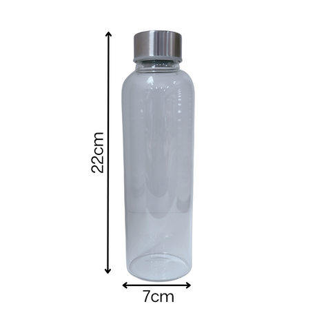 600ml Cafe Series Glass Bottle With Sports Sleeve - Green Shop Online