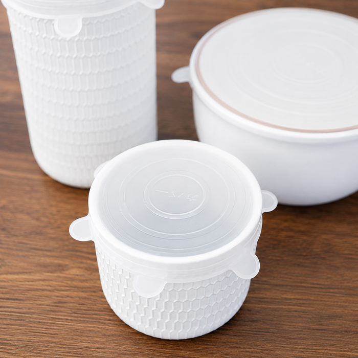 Reusable Silicone Bowl Covers - 6 x piece twin set total 12pc