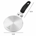 By Kova induction adapter plate dimensions, 13cm diameter by 13cm handle length