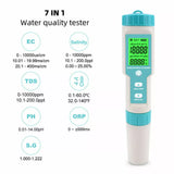 Ultimate 7-in-1 Digital Water Quality Meter with LCD Backlight - Green Shop Online