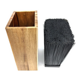 Acacia Wood Knife Block - Green Shop Online