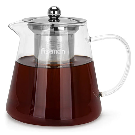 Tea pot 950ml With Stainless Steel Filter Borosilicate Glass - Green Shop Online