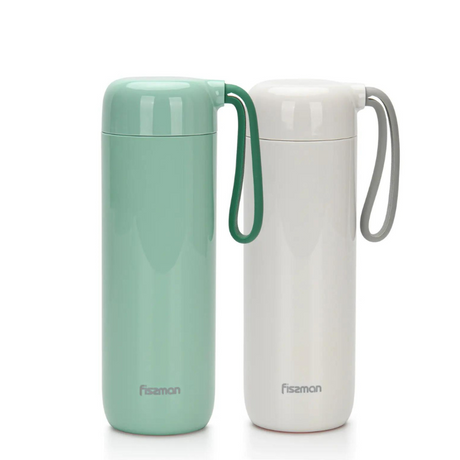 Thermal Infuser Flask Vacuum Stainless Steel Bottle 400ml Never Spill Over - Green Shop Online
