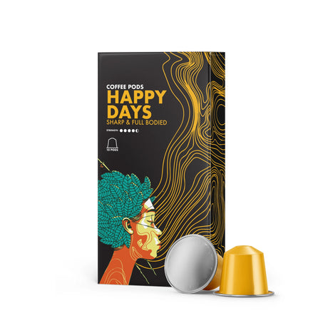 Happy days Coffee Pods 10 Pack - Green Shop Online