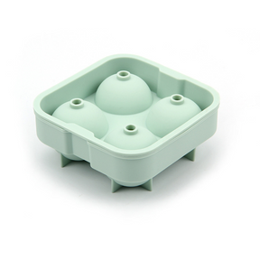 Silicone Ice Ball Moulds - 4 Slot - Green Shop Online
