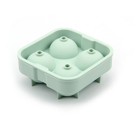 Silicone Ice Ball Moulds - 4 Slot - Green Shop Online