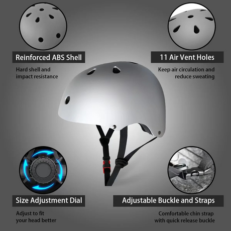 AHA Hard Shell Helmet - Black for Kids and Adults - Green Shop Online