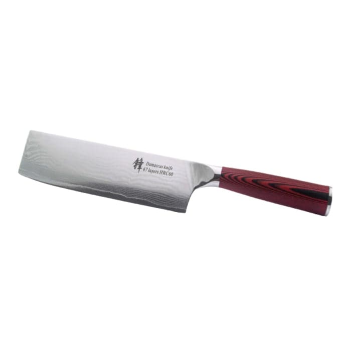 Nakiri Knife (7in) Damascus Steel Blade