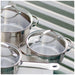 Cookware set 6PCS with Glass Lids Stainless Steel