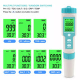 Ultimate 7-in-1 Digital Water Quality Meter with LCD Backlight - Green Shop Online