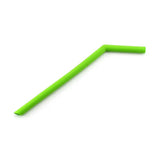 10mm Silicone Straw - Bent - Green Shop Online