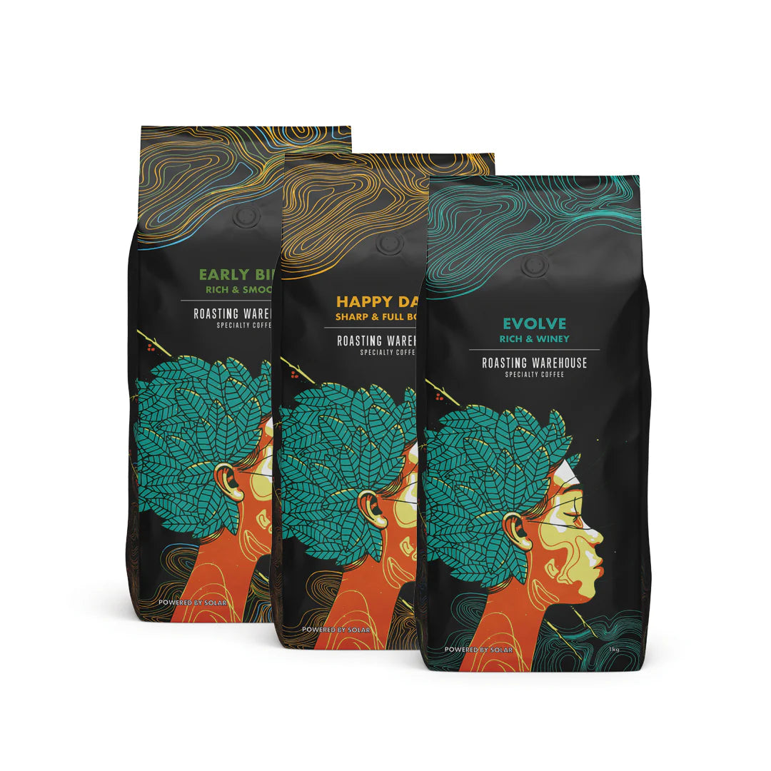 The Roaster’s Selection Coffee Bundle – 3x1kg Dark Roast Blends - Green Shop Online