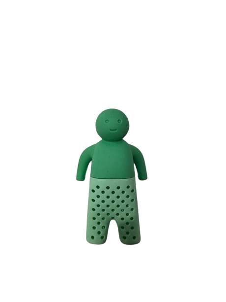 Silicone Tea Strainer Man - Green Shop Online