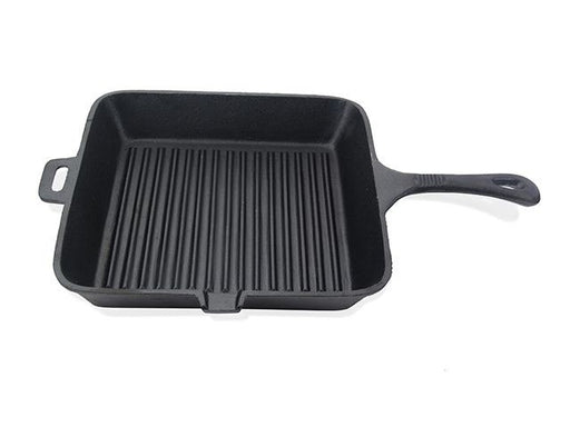 Cast Iron Square Grill Pan 26 x 4.5cm with Helper Handle