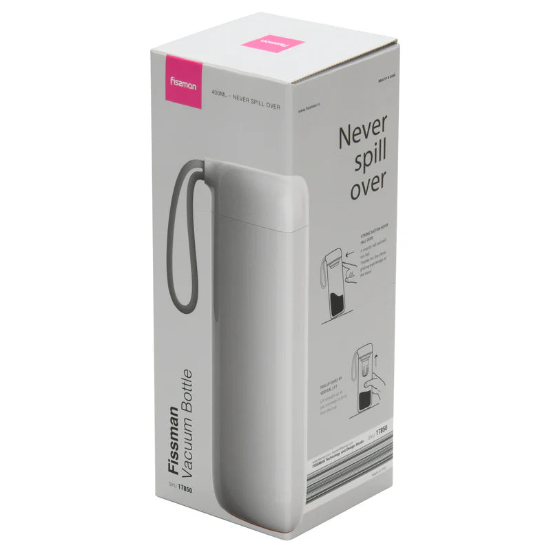 Thermal Infuser Flask Vacuum Stainless Steel Bottle 400ml Never Spill Over - Green Shop Online