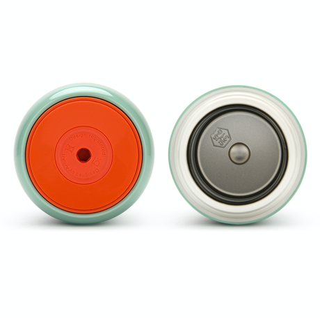 Thermal Infuser Flask Vacuum Stainless Steel Bottle 400ml Never Spill Over - Green Shop Online