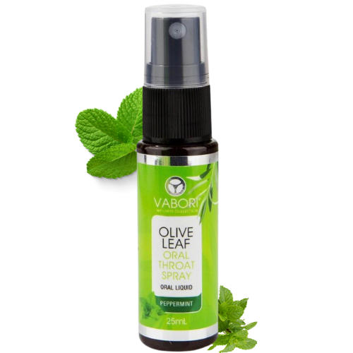 Olive Leaf Oral Throat Spray – Peppermint (25ml)
