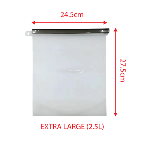 Kuvings Reusable Silicone Food Storage Bag – Extra Large 2.5L - Green Shop Online