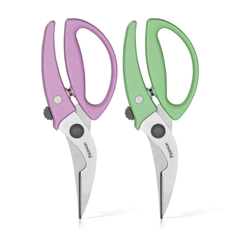 Stainless Steel Poultry Shears 23cm - Purple or Green - Green Shop Online