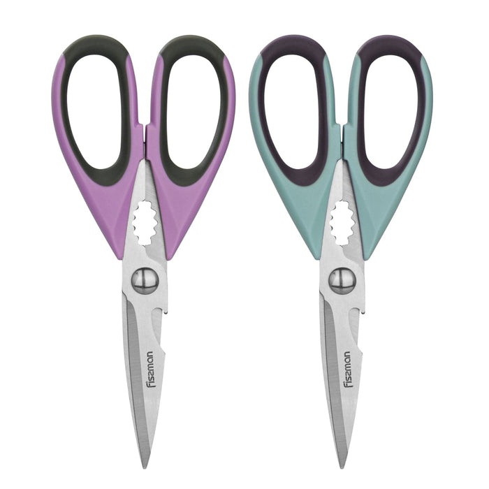 FISSMAN Stainless Steel Kitchen Scissors 22cm - Green Shop Online