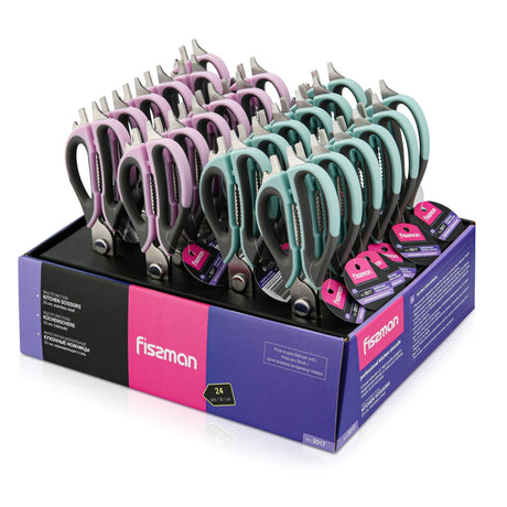 Kitchen Scissors 23cm Stainless Steel Multifunction - Green Shop Online