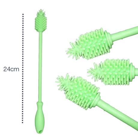 Silicone Bottle Brushes - 24cm - Green Shop Online