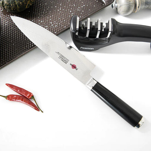 8" Chef's knife MUSASHI 20cm Steel DAMASCUS
