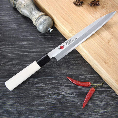 8.2" Yanagiba knife HANZO 21cm Steel AUS-8 - Green Shop Online