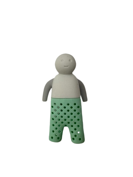 Silicone Tea Strainer Man - Green Shop Online