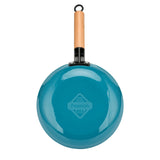 Frying Pan 24cm x 4.5cm with Wooden Handle - Pack of 10 - Green Shop Online