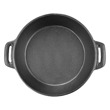 Non-Stick Cast Iron Shallow casserole 30 x 7 cm  3.1 L - Green Shop Online