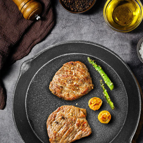 Non-Stick Cast Iron Frying Pan 20cm - Durable, Easy-Clean - Green Shop Online