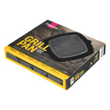 Non-Stick Cast Iron Square Grill Pan 26 x 5.3cm - Green Shop Online