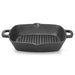 Non-Stick Cast Iron Square Grill Pan 26 x 5.3cm - Green Shop Online