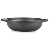 Non-Stick Cast Iron Shallow casserole 27.3 x 8.8cm 3.4 L - Green Shop Online