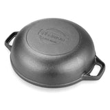 Non-Stick Cast Iron Shallow casserole 27.3 x 8.8cm 3.4 L - Green Shop Online