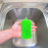 Green Silicone Scrubber - Green Shop Online