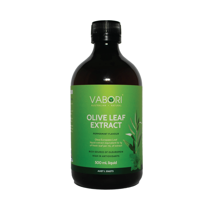 Vabori Olive Leaf Extract – Peppermint 500ml