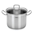 Stockpot 24 x 18cm 8.1 LTR with Glass Lid Stainless Steel - Green Shop Online