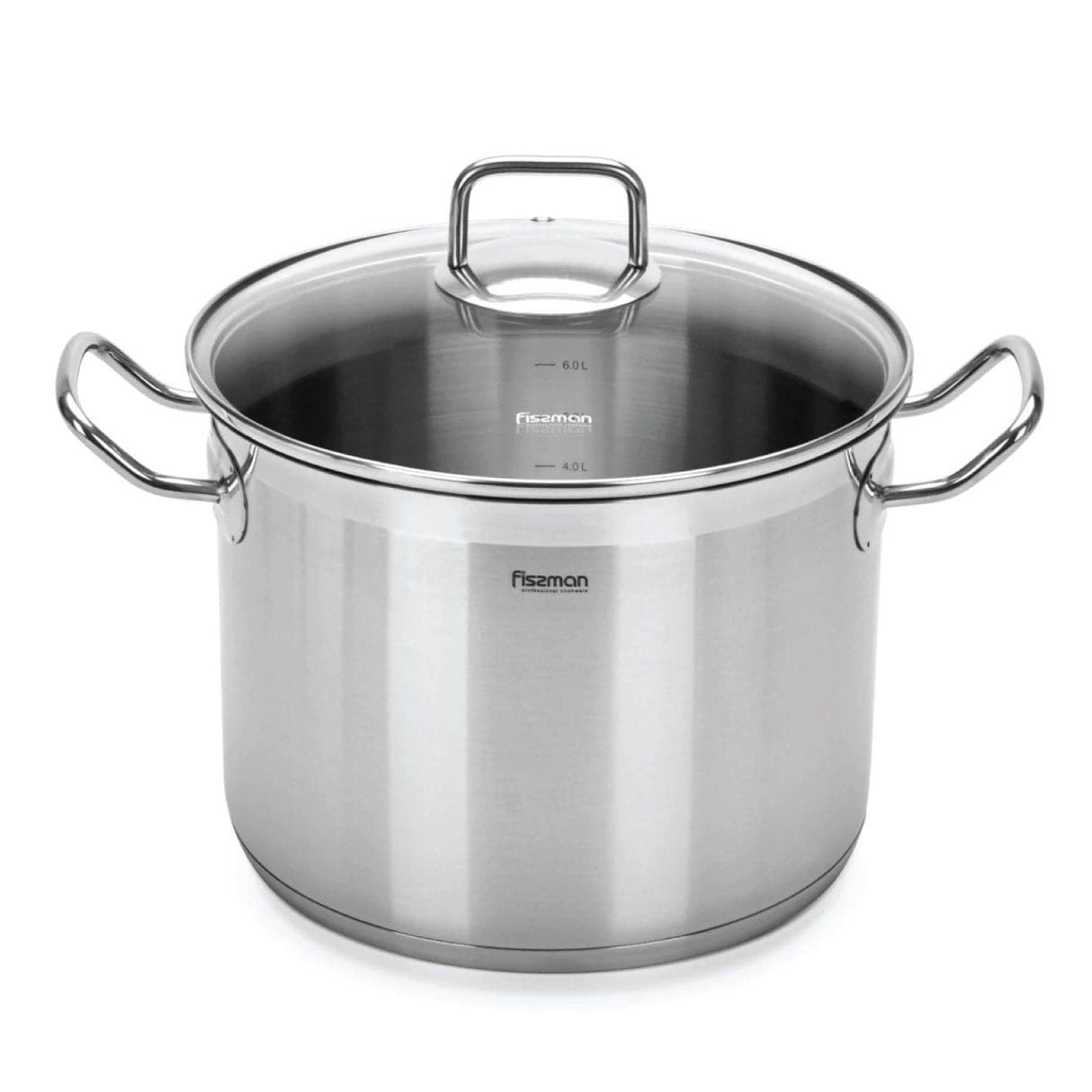 Stockpot 24 x 18cm 8.1 LTR with Glass Lid Stainless Steel - Green Shop Online