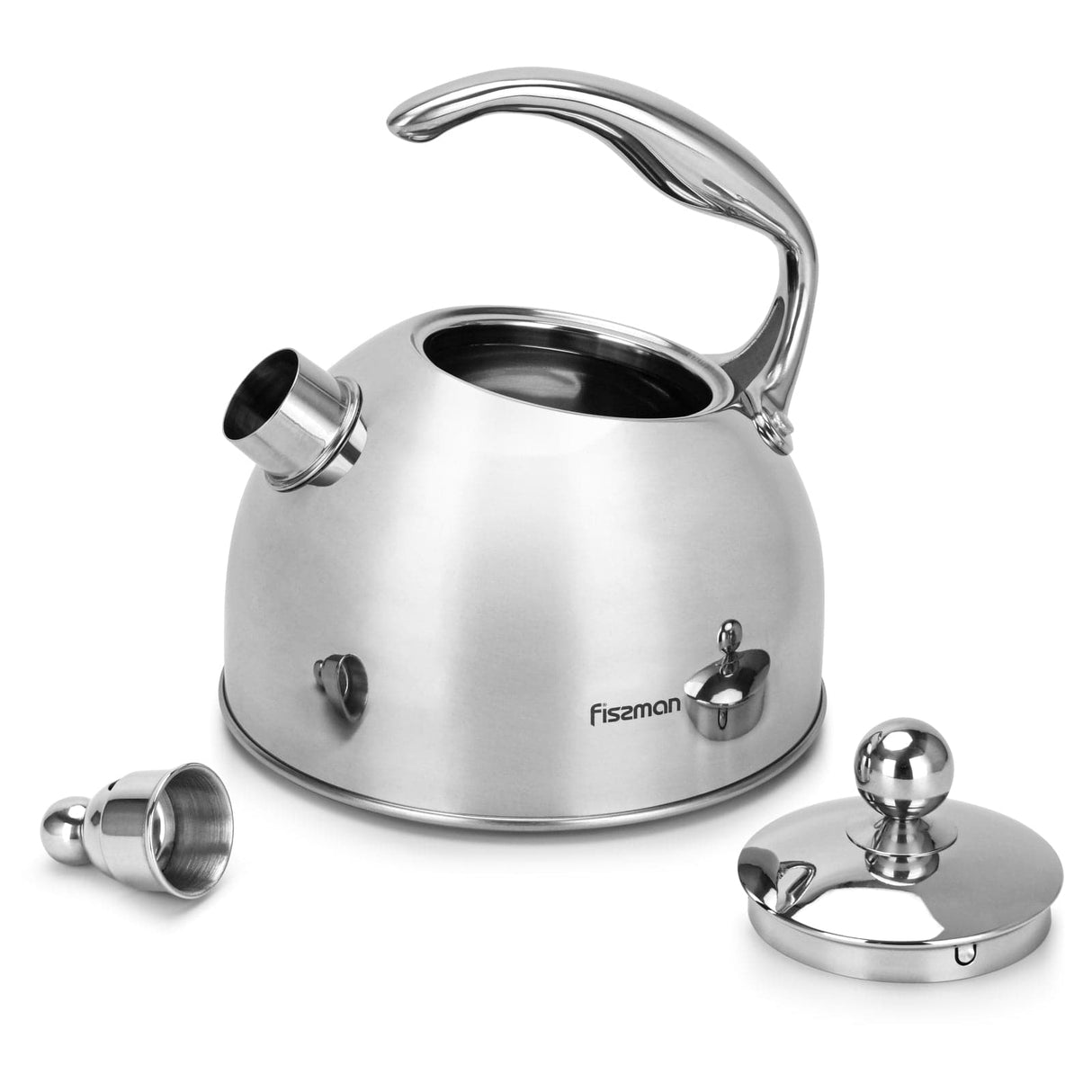 Whistling kettle 2.75 LTR stainless steel - Green Shop Online