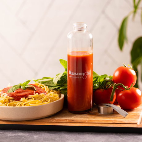 600ml Cafe Series – Clear Glass Bottles - Green Shop Online