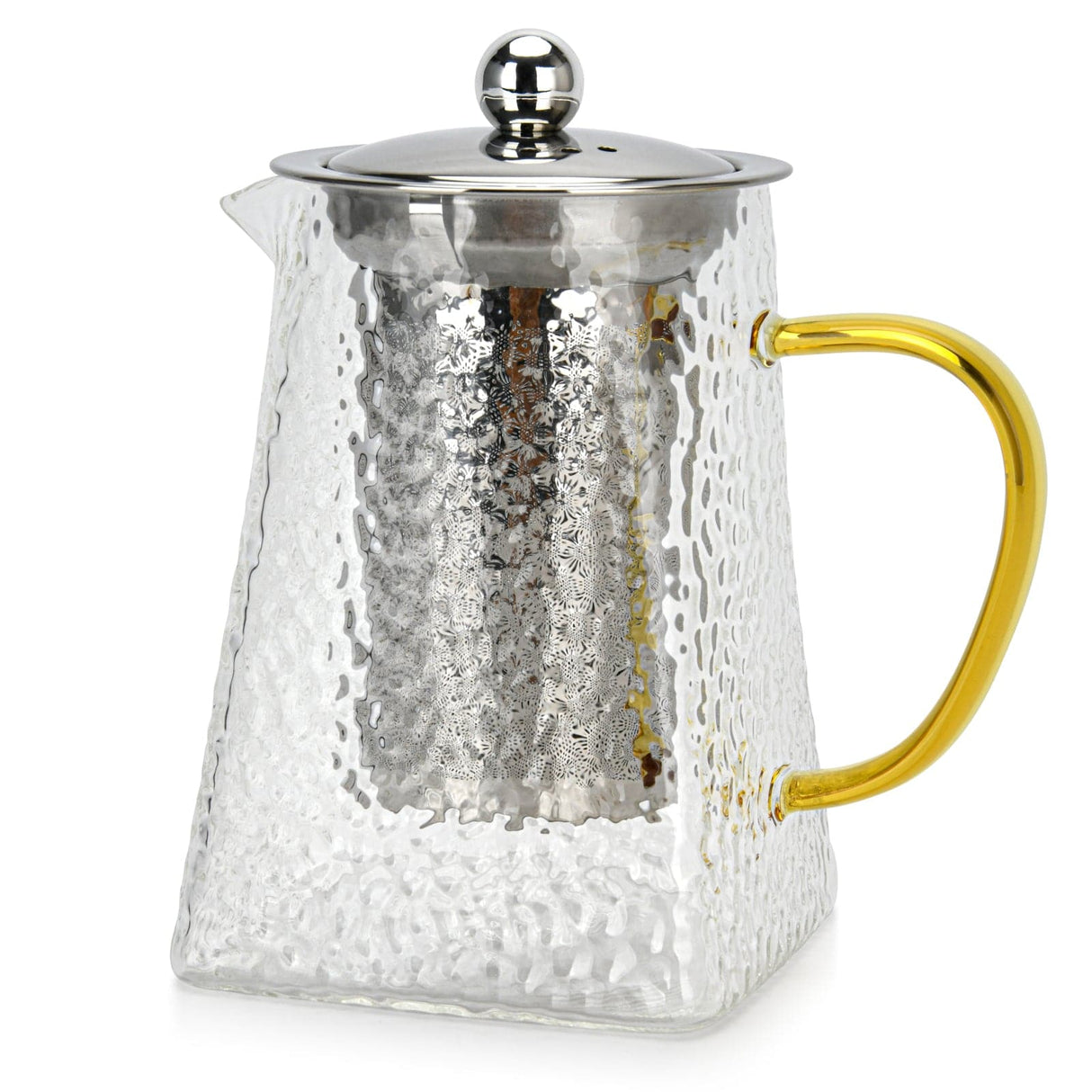 Tea pot 700ml with stainless steel filter borosilicate glass - Green Shop Online