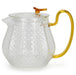 Tea pot 600ml with glass filter borosilicate glass