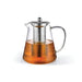 Tea Pot 1300ml With Stainless Steel Filter - Borosilicate Glass