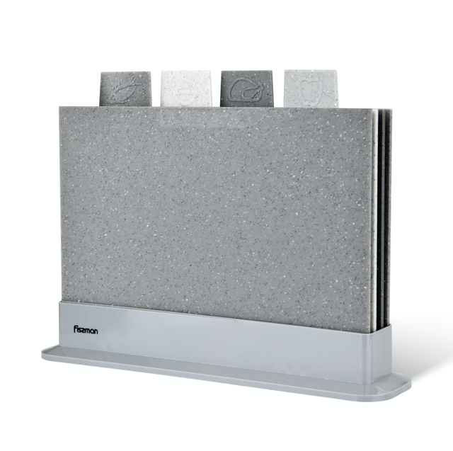 Index Chopping board 4 piece set Sizes 29 x 22.5cm - Green Shop Online