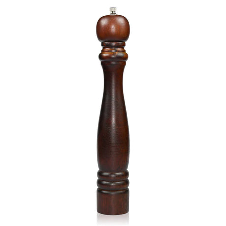 Pepper mill 35 x 6cm wooden body with zinc alloy grinder - Green Shop Online
