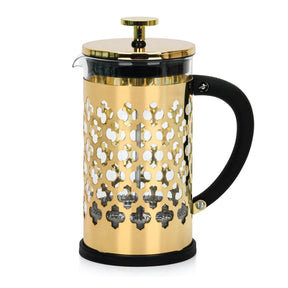French press coffee maker 600 ml with gold electroplating - Green Shop Online