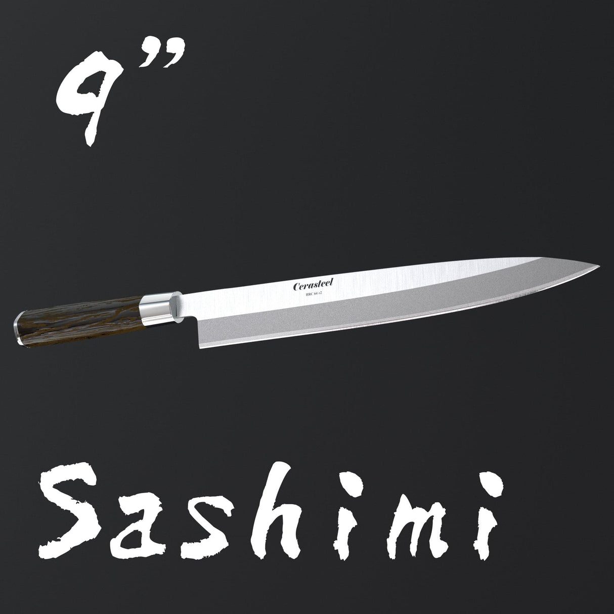Sashimi Knife - 9" Cerasteel - Green Shop Online
