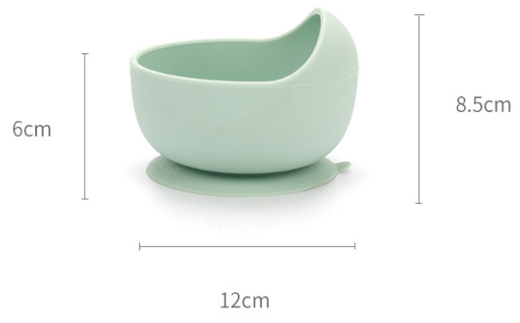 Baby Feeding Bowl - Suction Bowl Pastel Pink - Green Shop Online